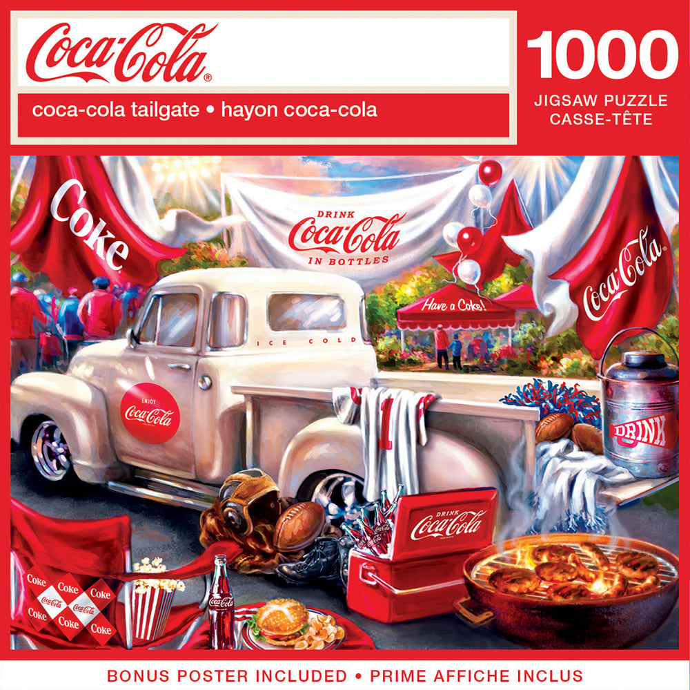 Puzzle Masterpieces: 1000 Piece Coca-Cola - Tailgate