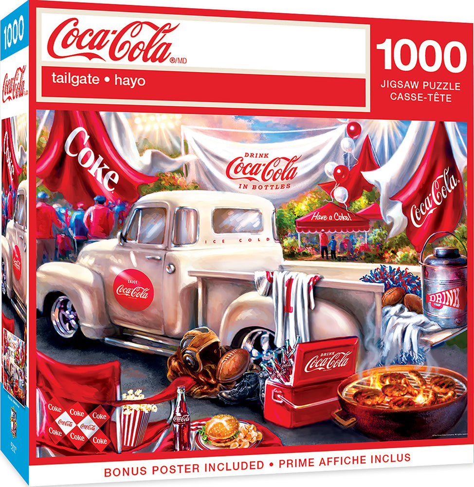 Puzzle Masterpieces: 1000 Piece Coca-Cola - Tailgate