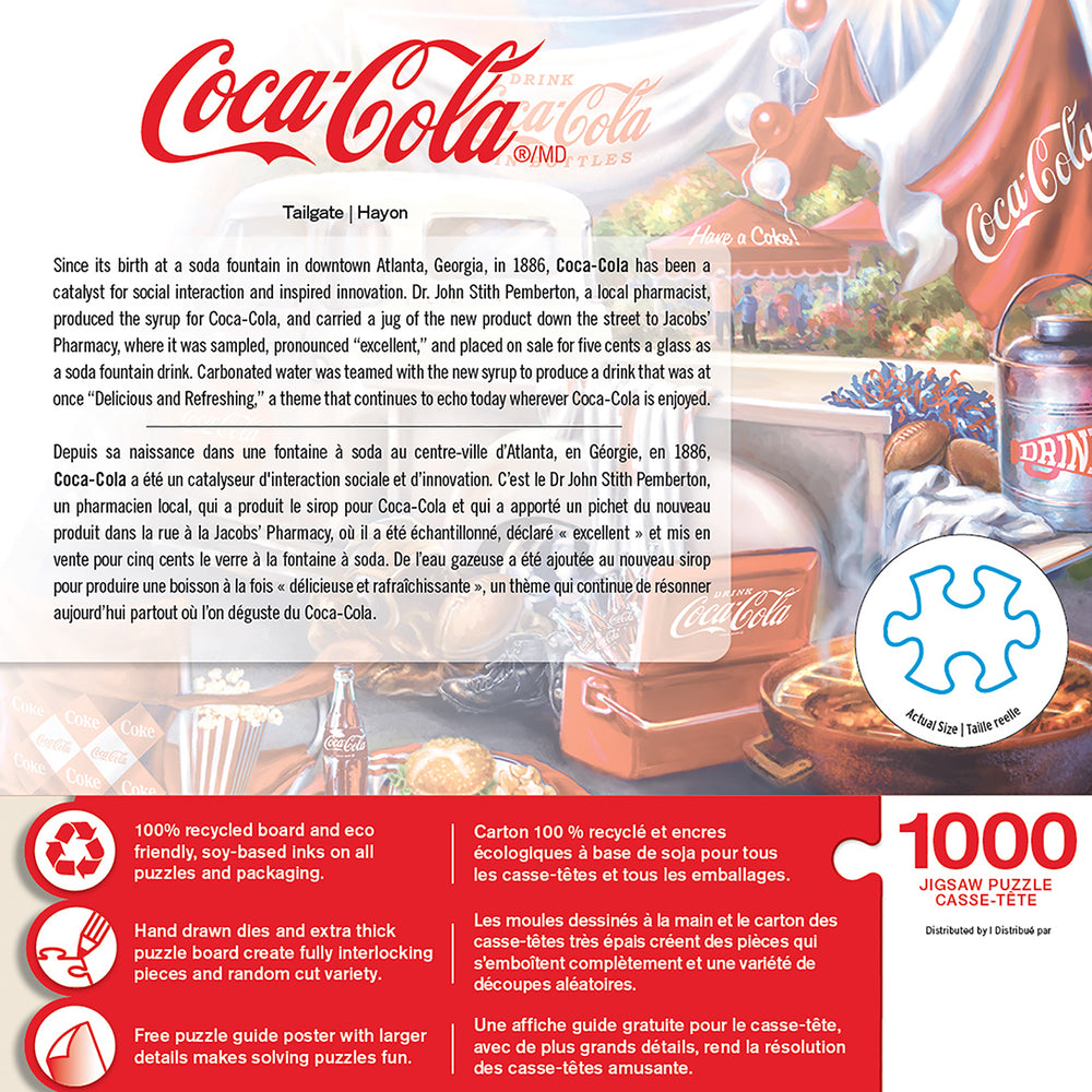 Puzzle Masterpieces: 1000 Piece Coca-Cola - Tailgate