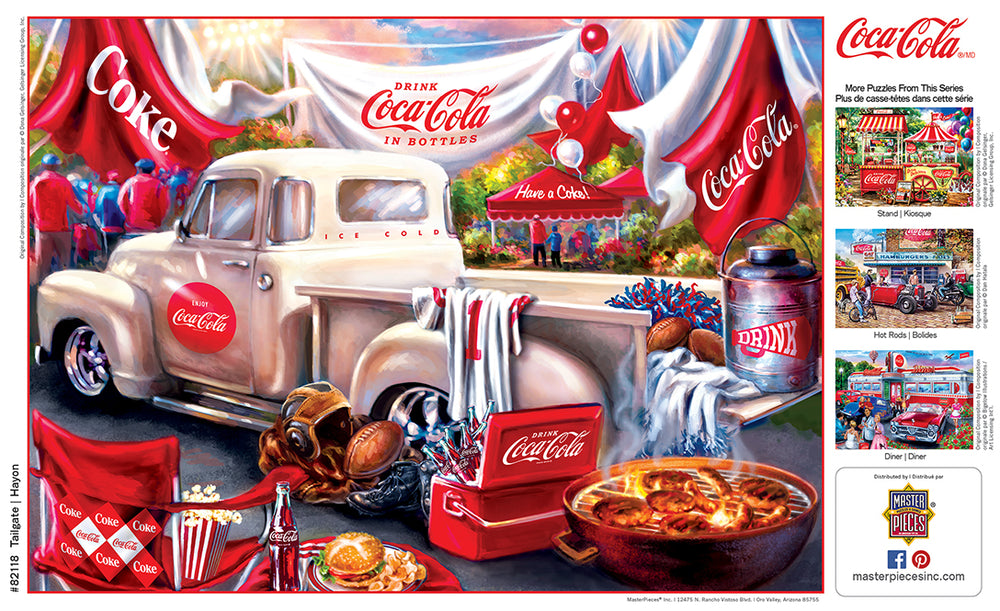 Puzzle Masterpieces: 1000 Piece Coca-Cola - Tailgate