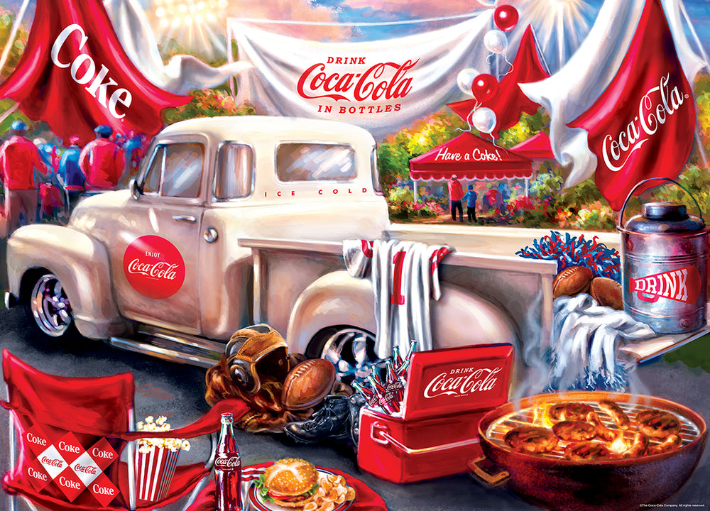 Puzzle Masterpieces: 1000 Piece Coca-Cola - Tailgate