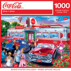 Puzzle Masterpieces: 1000 Piece Coca-Cola - Diner