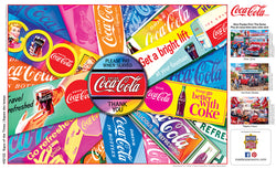 Puzzle Masterpieces: 1000 Piece Coca-Cola - Signs of the Times