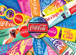 Puzzle Masterpieces: 1000 Piece Coca-Cola - Signs of the Times