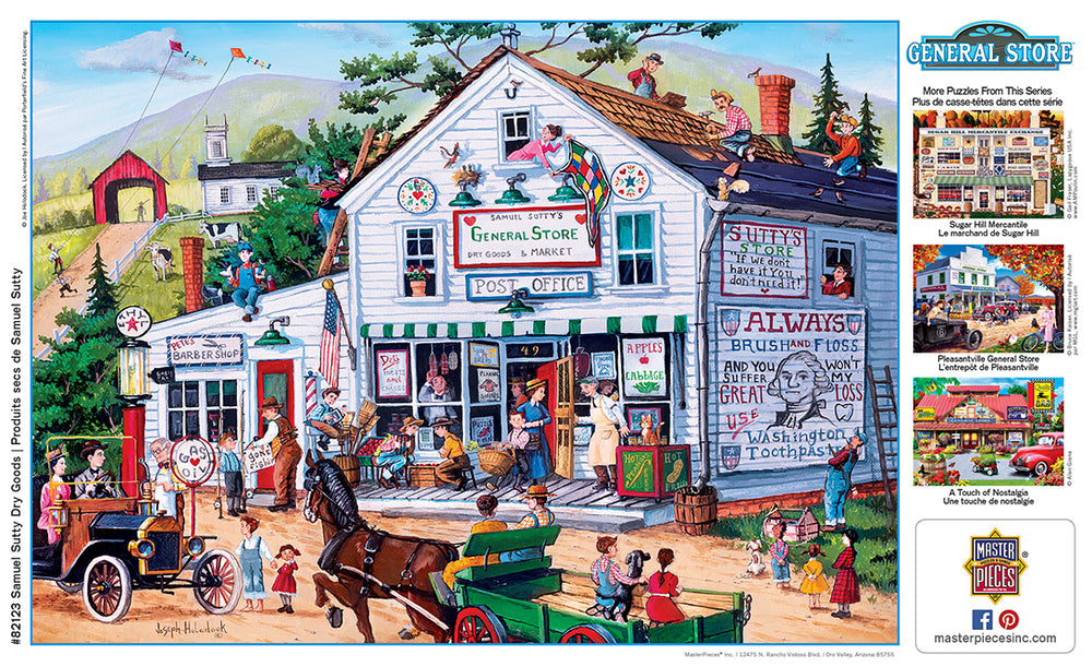 Puzzle Masterpieces: 1000 Piece General Store - Samuel Sutty Dry Goods