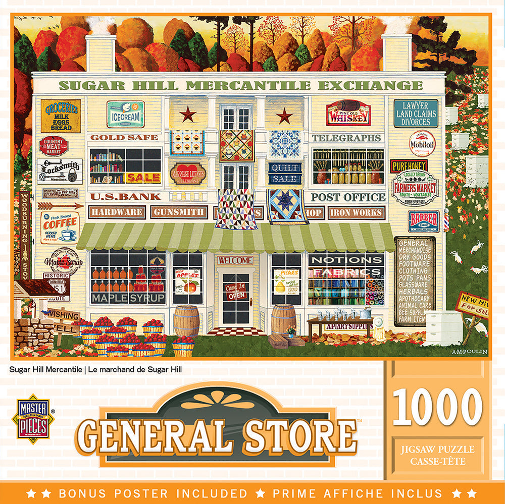 Puzzle Masterpieces: 1000 Piece General Store - Sugar Hill Mercantile