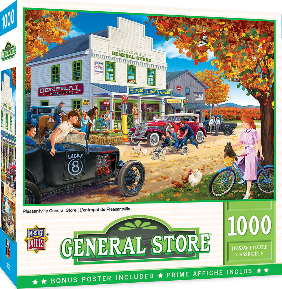 Puzzle Masterpieces: 1000 Piece General Store - Pleasantville