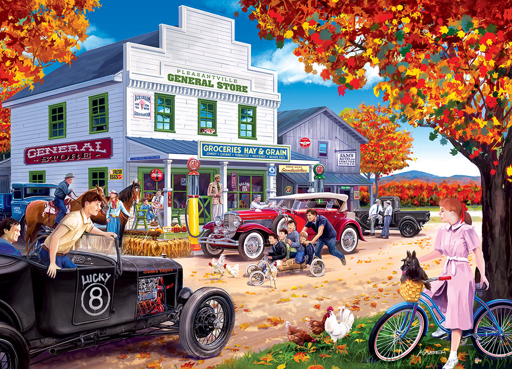Puzzle Masterpieces: 1000 Piece General Store - Pleasantville