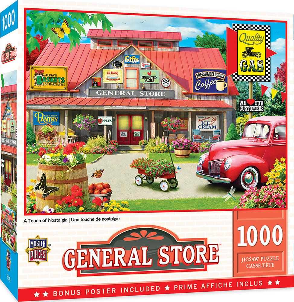 Puzzle Masterpieces: 1000 Piece General Store - A Touch of Nostalgia