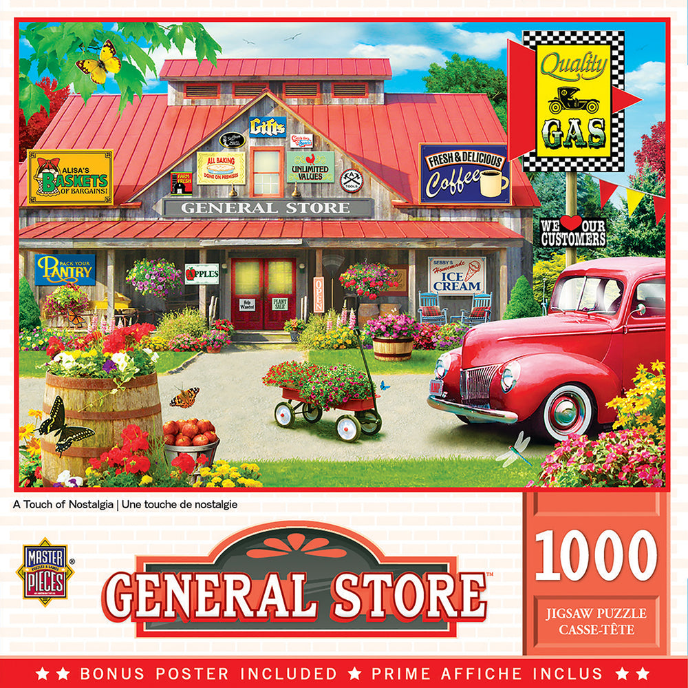 Puzzle Masterpieces: 1000 Piece General Store - A Touch of Nostalgia