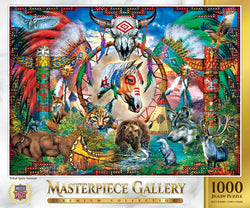 Puzzle Masterpieces: 1000 Piece MasterPiece Gallery - Tribal Spirit Animals