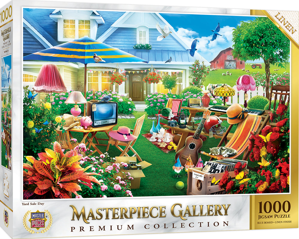 Puzzle Masterpieces: 1000 Piece MasterPiece Gallery - Yard Sale Day
