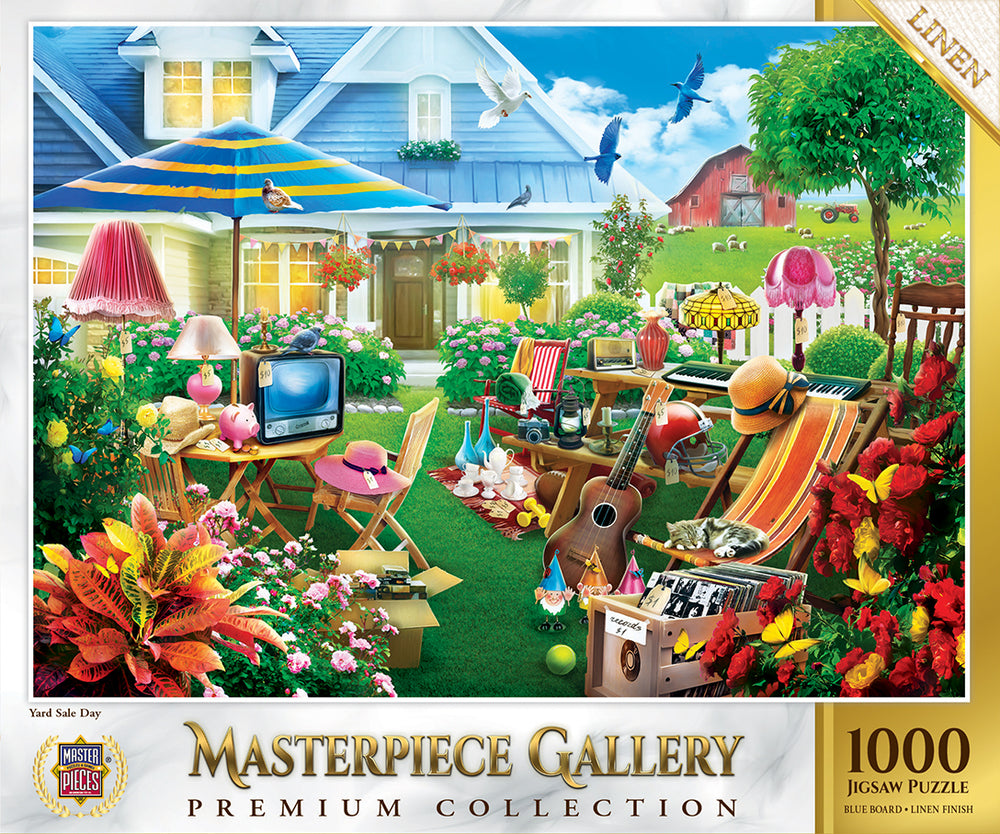 Puzzle Masterpieces: 1000 Piece MasterPiece Gallery - Yard Sale Day