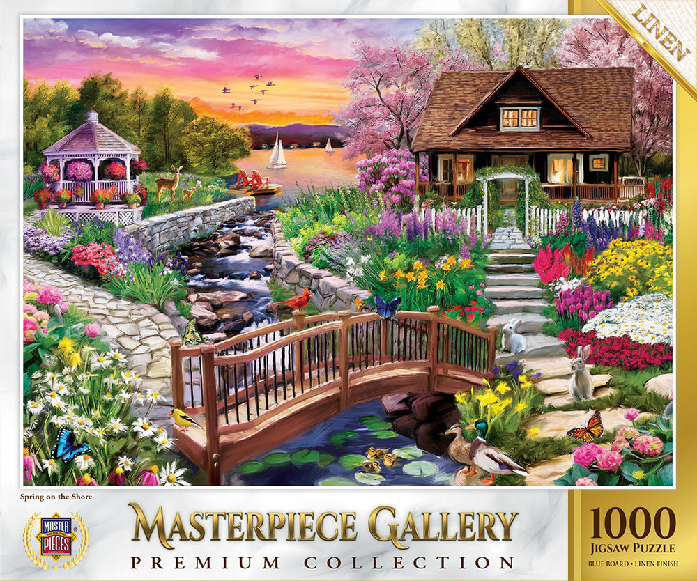 Puzzle Masterpieces: 1000 Piece MasterPiece Gallery - White Dove Farm