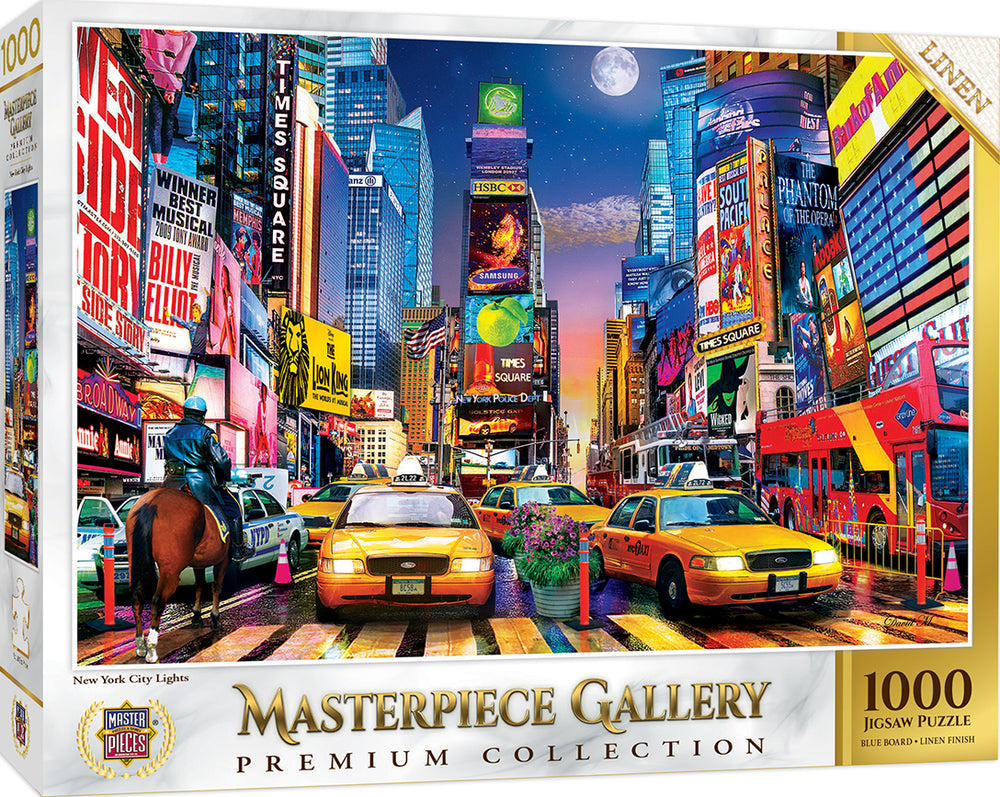Puzzle Masterpieces: 1000 Piece MasterPiece Gallery - New York City Lights