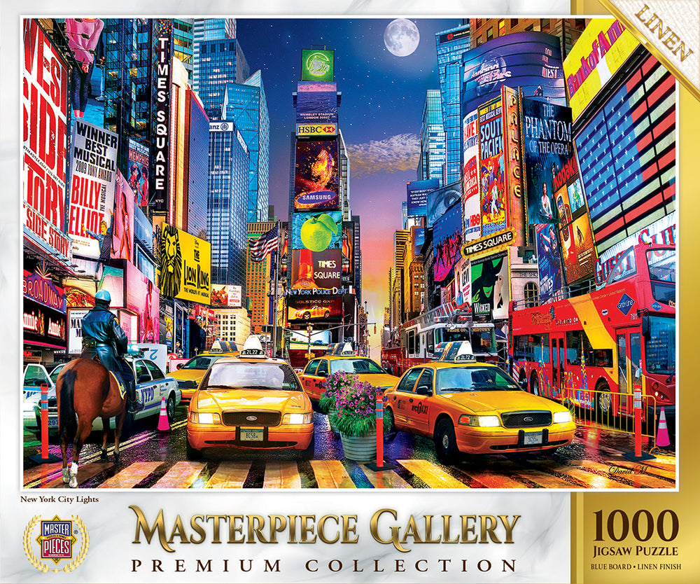 Puzzle Masterpieces: 1000 Piece MasterPiece Gallery - New York City Lights