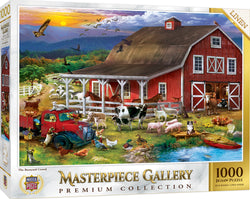Puzzle Masterpieces: 1000 Piece MasterPiece Gallery - The Barnyard Crowd