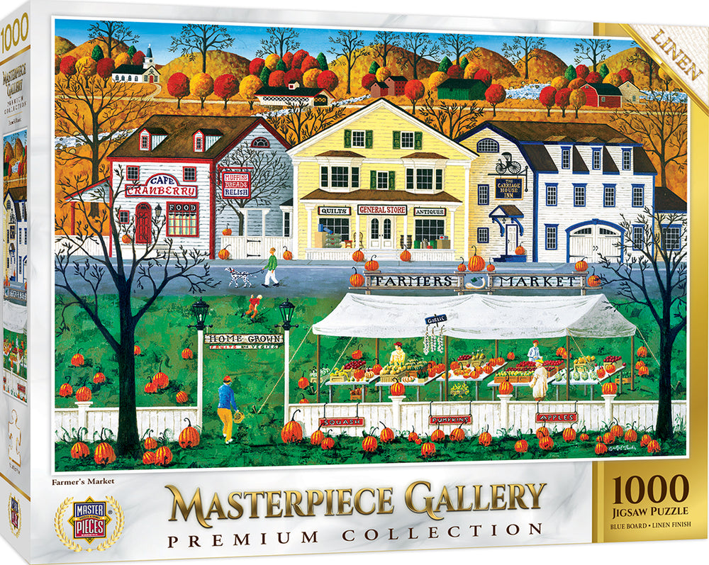 Puzzle Masterpieces: 1000 Piece MasterPiece Gallery - Farmer's Market