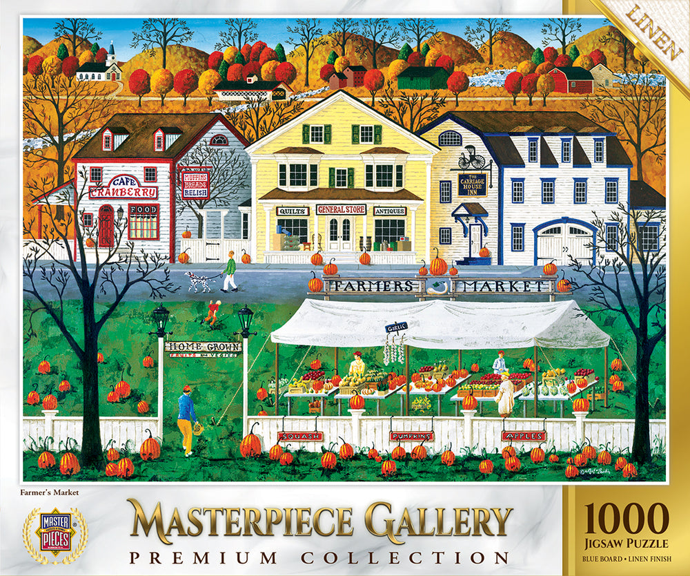 Puzzle Masterpieces: 1000 Piece MasterPiece Gallery - Farmer's Market