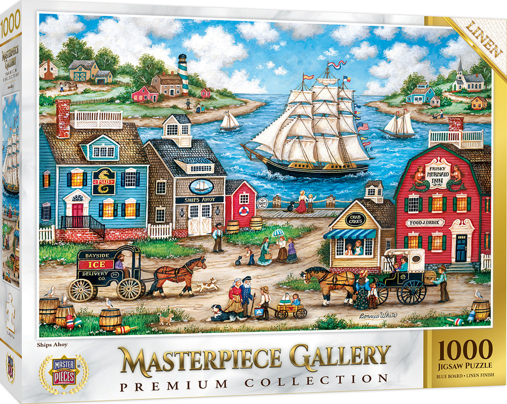 Puzzle Masterpieces: 1000 Piece MasterPiece Gallery - Ships Ahoy