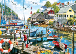 Puzzle Masterpieces: 1000 Piece MasterPiece Gallery - Pelican Harbor
