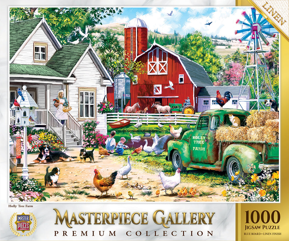 Puzzle Masterpieces: 1000 Piece MasterPiece Gallery - Holly Tree Farm