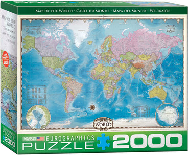 Puzzle Eurographics: 2000 piece Map of the World