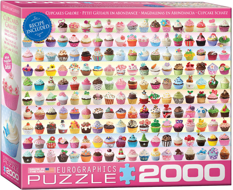 Puzzle Eurographics: 2000 piece Cupcakes Galore