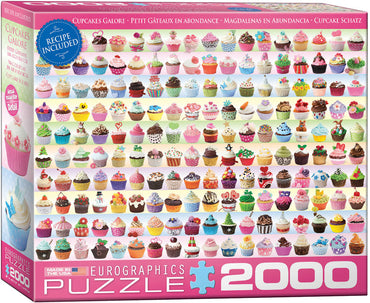 Puzzle Eurographics: 2000 piece Cupcakes Galore