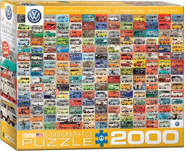 Puzzle Eurographics: 2000 piece The VW Groovy Bus