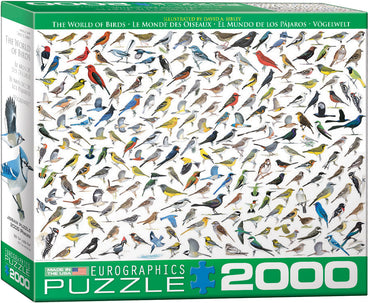 Puzzle Eurographics: 2000 piece The World of Birds by David Sibley