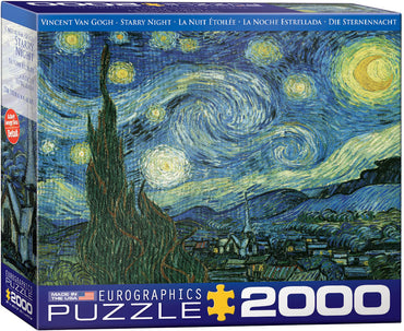 Puzzle Eurographics: 2000 piece Vincent Van Gogh - Starry Night