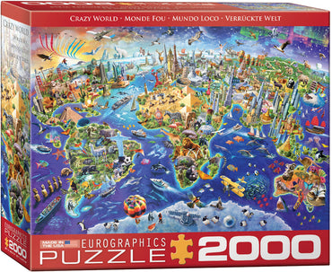 Puzzle Eurographics: 2000 piece Crazy World