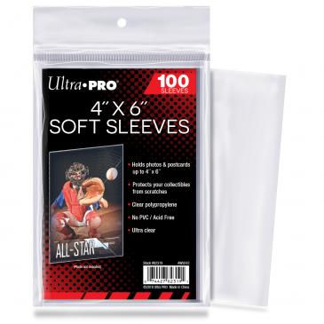 Card Sleeves Ultra Pro: 4" x 6"
