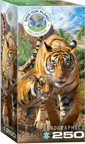 Puzzle Eurographics:  250 piece Tigers