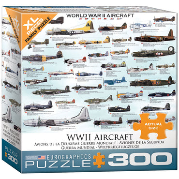 Puzzle Eurographics:  300 large piece WWII Aircraft
