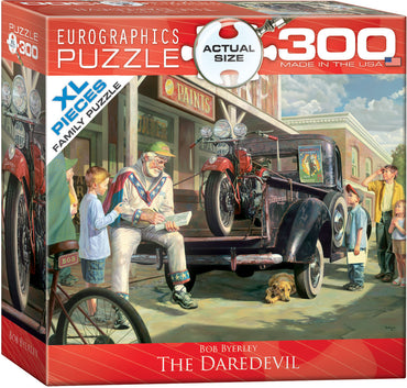 Puzzle Eurographics:  300 large piece The Daredevil by Bob Byerley