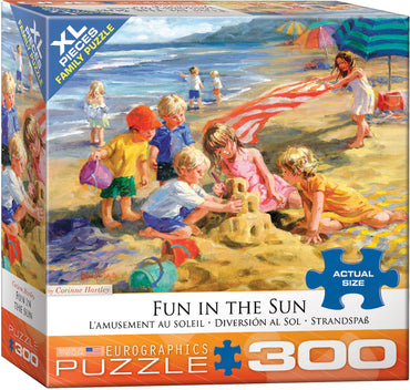 Puzzle Eurographics:  300 large piece Fun in the Sun by Corinne Hartley