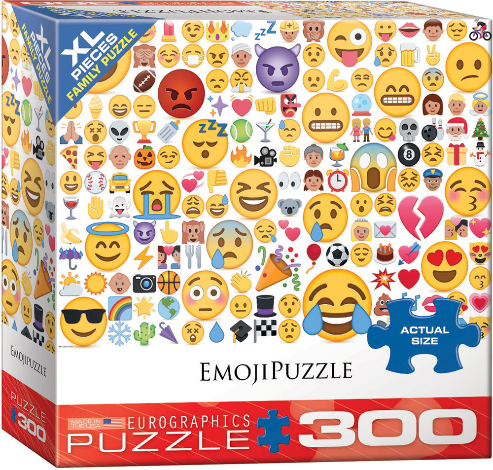Puzzle Eurographics:  300 large piece Emojipuzzle - What's your Mood?