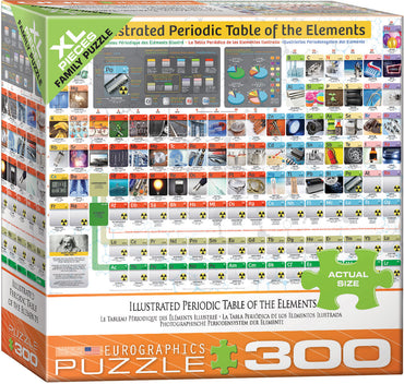 Puzzle Eurographics:  300 large piece Illustrated Periodic Table of the Elements