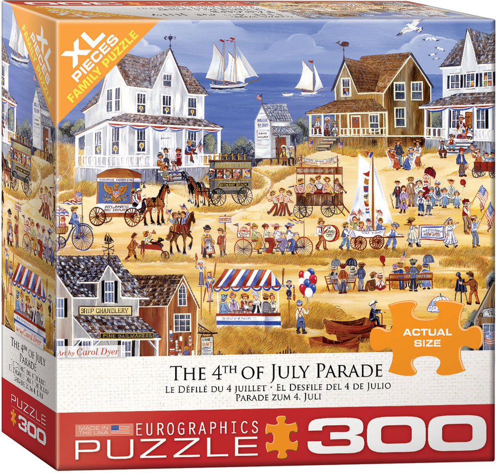 Puzzle Eurographics:  300 large piece The 4th of July Parade by Carol Dyer