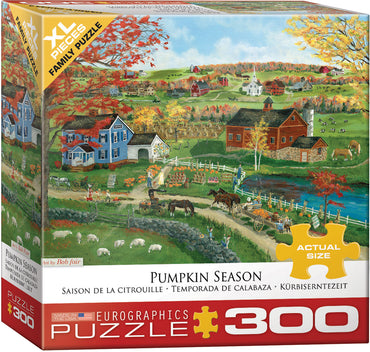 Puzzle Eurographics:  300 large piece Pumpkin Season