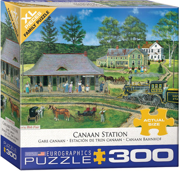 Puzzle Eurographics:  300 large piece Canaan Station
