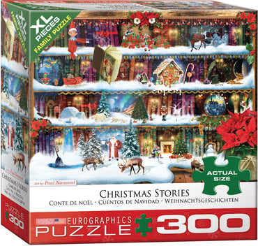 Puzzle Eurographics:  300 large piece Christmas Stories by Paul Normand