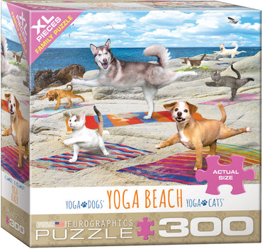 Puzzle Eurographics:  300 large piece Yoga Beach