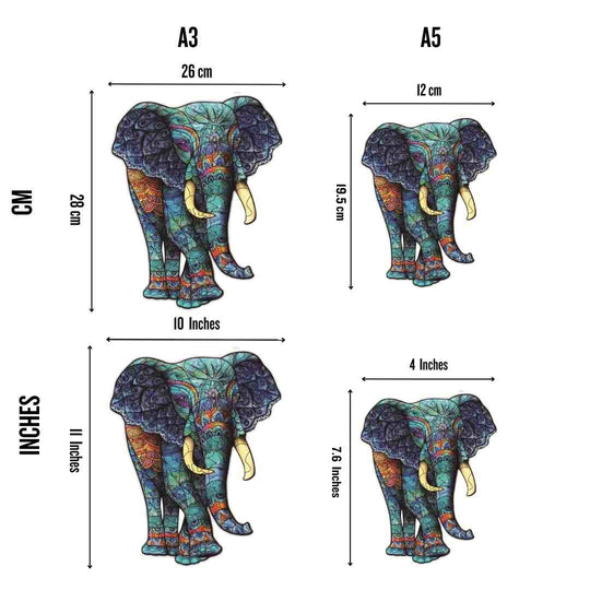 Puzzle Craft-Hub: Asian Elephant