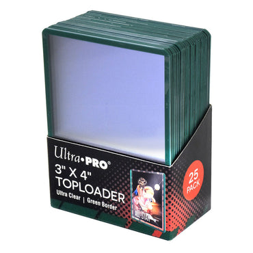 Card Sleeves Toploader Ultra Pro: 3in x 4in Colored Border