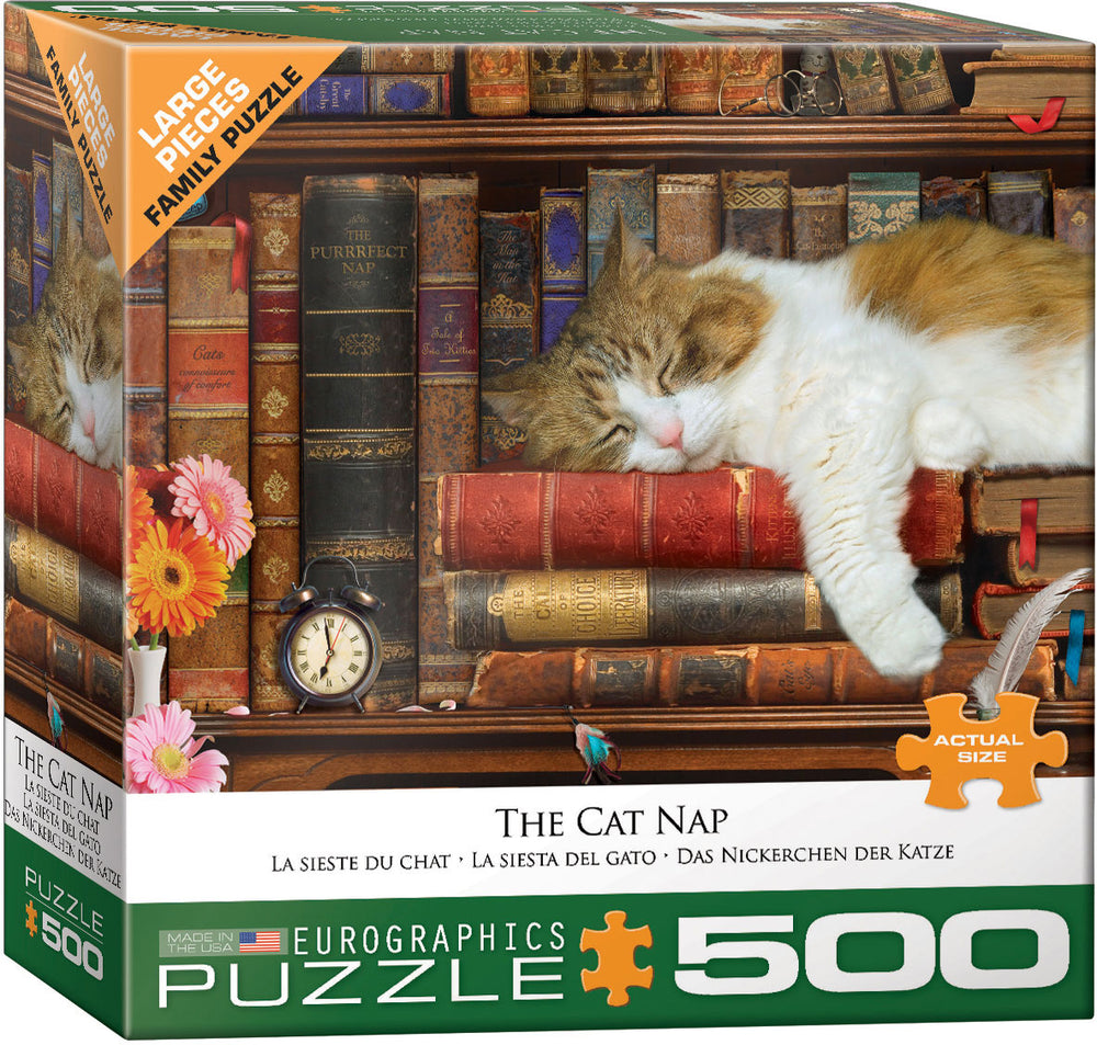 Puzzle Eurographics:  500 large piece The Cat Nap