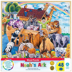 Puzzle Masterpieces:   48 Piece Wood Fun Facts - Noah’s Ark
