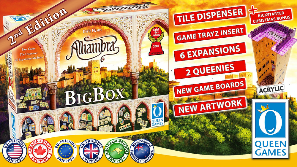 Alhambra: Big Box + Games Trayz 2nd Edition